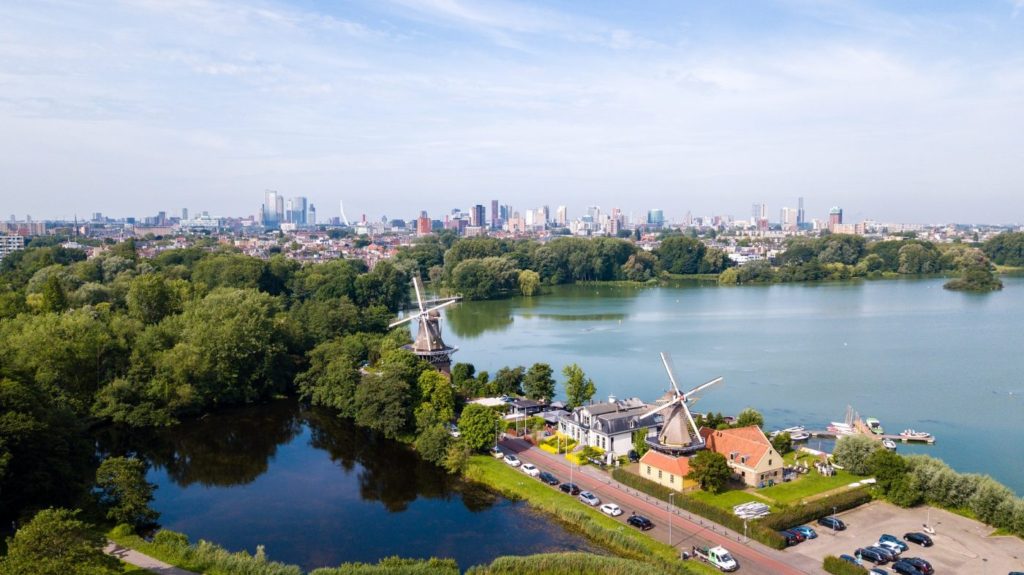 Escape from the busy city life and take a swim at Kralingse Plas