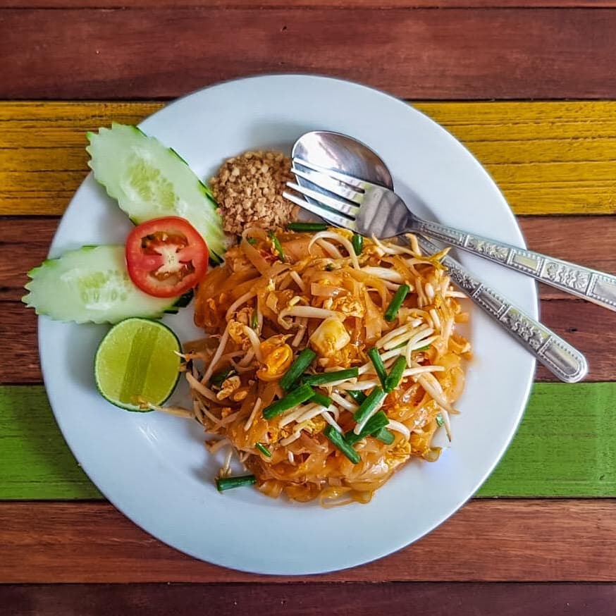 Pad Thai - The most popular dish in Thailand and definitely one of our favourites.