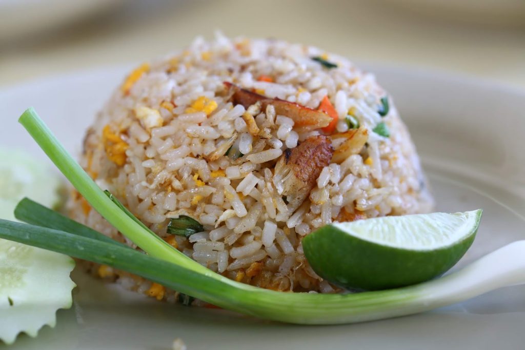 Khao Pad - Fried Rice full of simple, but delicious Thai flavours.