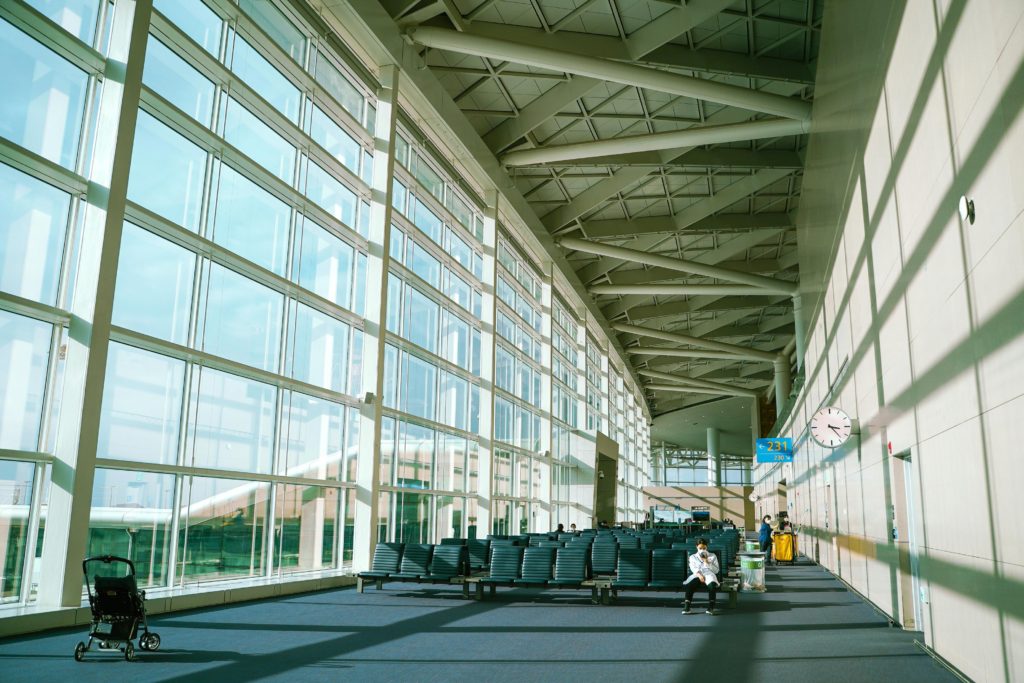 Airport in China, the first country affected by the Covid-19